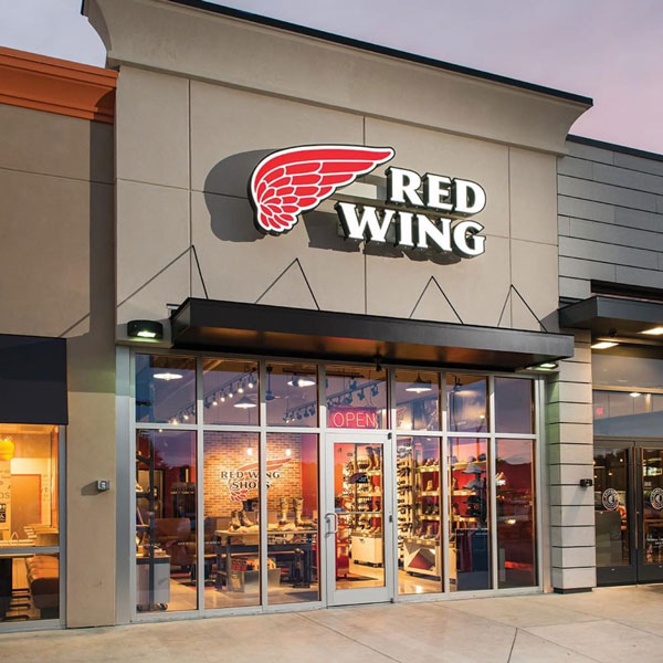 Red Wing of Sheboygan, Wisconsin building storefront